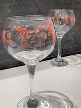 Load image into Gallery viewer, G&T Gin Coppa Balloon Glasses - Let The Evening BeGIN (Set of 2)