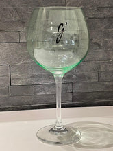 Load image into Gallery viewer, G'Vine Gin Copa Balloon Glass - Green Bowl, White Stemed Gin/Cocktail Glass