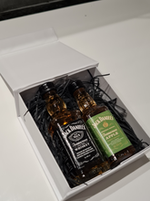 Load image into Gallery viewer, Jack Daniels Doubles Gift Box - Old No.7 & Apple Tennessee Whiskey Miniature Bottles - 5cl - White Gift Box