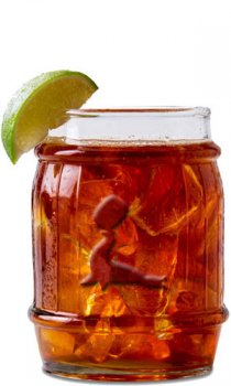 4x Goslings Dark'n Stormy Barrel Cocktail/Rum Glass - 12oz (Pack of 4)