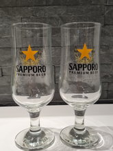 Load image into Gallery viewer, Sapporo Premium Beer Glass - Schooner 2/3 Pint [Set of 2]
