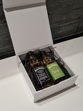 Load image into Gallery viewer, Jack Daniels Doubles Gift Box - Old No.7 &amp; Apple Tennessee Whiskey Miniature Bottles - 5cl - White Gift Box
