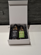 Load image into Gallery viewer, Jack Daniels Doubles Gift Box - Old No.7 &amp; Apple Tennessee Whiskey Miniature Bottles - 5cl - White Gift Box
