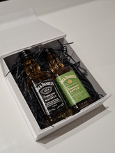 Load image into Gallery viewer, Jack Daniels Doubles Gift Box - Old No.7 &amp; Apple Tennessee Whiskey Miniature Bottles - 5cl - White Gift Box
