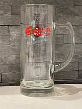 Load image into Gallery viewer, Budweiser Budvar Stein Handle Pint Glass
