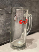 Load image into Gallery viewer, Budweiser Budvar Stein Handle Pint Glass
