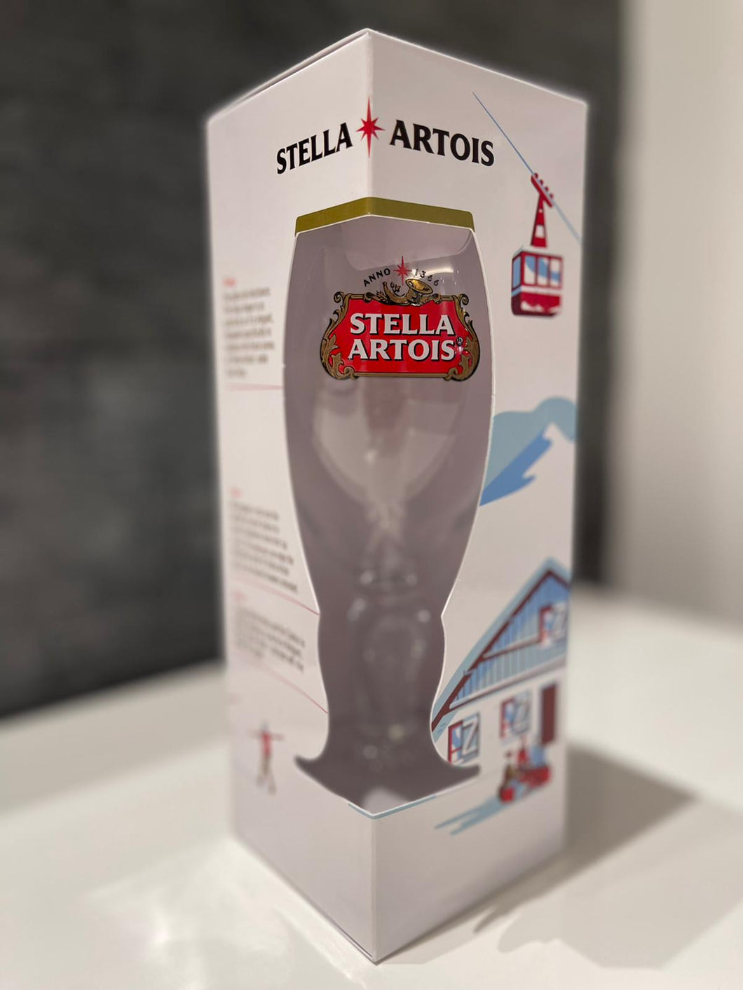 Stella Artois Half Pint Beer Glass - Boxed