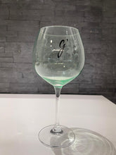 Load image into Gallery viewer, G&#39;Vine Gin Copa Balloon Glass - Green Bowl, White Stemed Gin/Cocktail Glass
