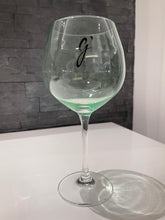 Load image into Gallery viewer, G&#39;Vine Gin Copa Balloon Glass - Green Bowl, White Stemed Gin/Cocktail Glass
