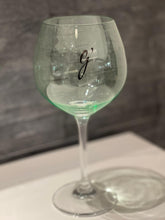 Load image into Gallery viewer, G&#39;Vine Gin Copa Balloon Glass - Green Bowl, White Stemed Gin/Cocktail Glass
