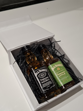 Load image into Gallery viewer, Jack Daniels Doubles Gift Box - Old No.7 &amp; Apple Tennessee Whiskey Miniature Bottles - 5cl - White Gift Box
