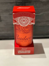 Load image into Gallery viewer, Budweiser Alluminium Cup - 450ml - Limited Edition - Boxed (Set of 2)
